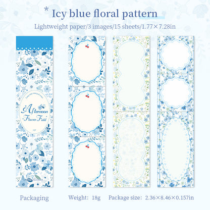 Afternoon Flower Field Memo Pad