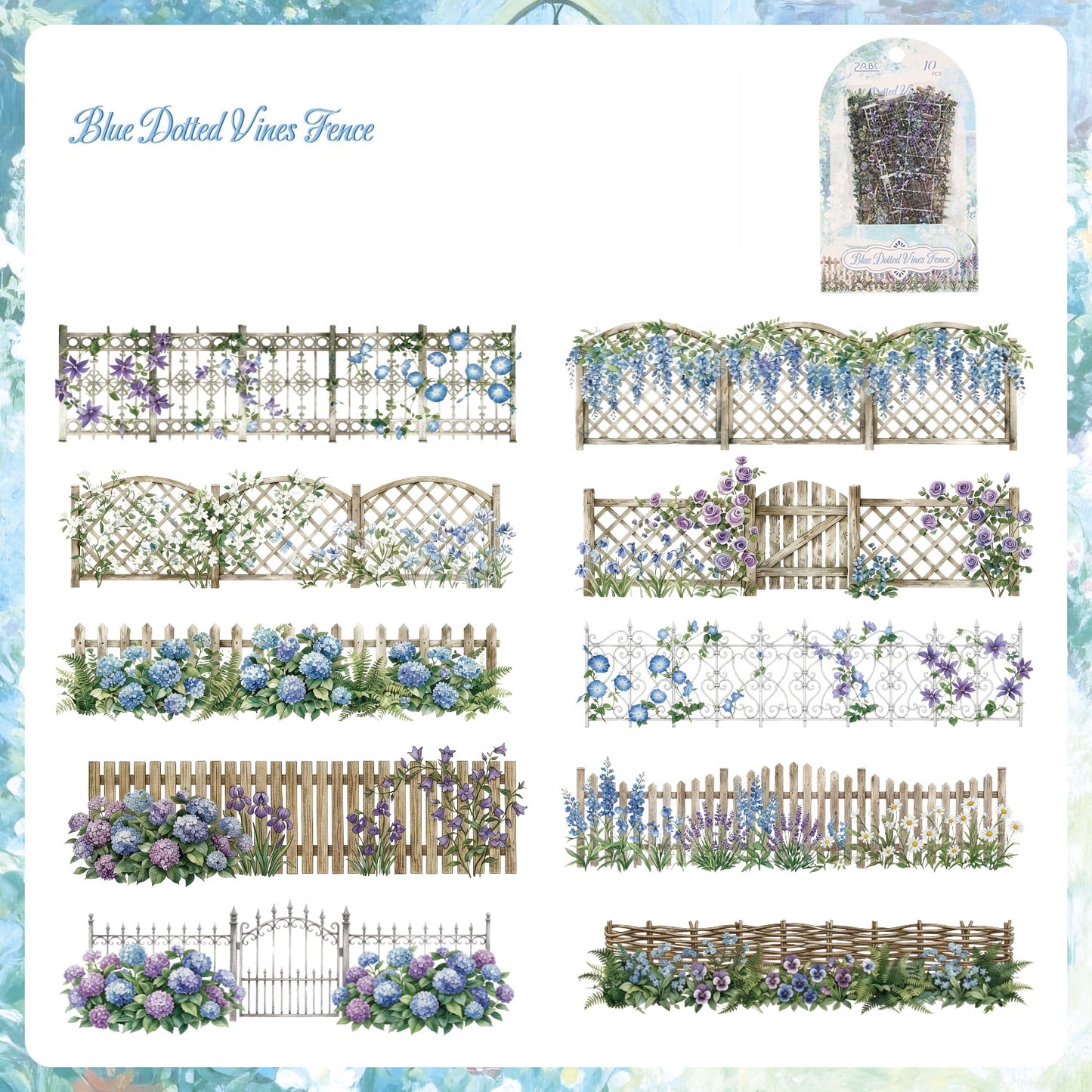 Garden Fence Sticker
