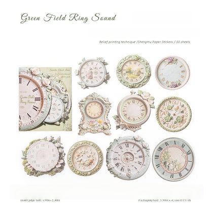 Garden Clock Stickers