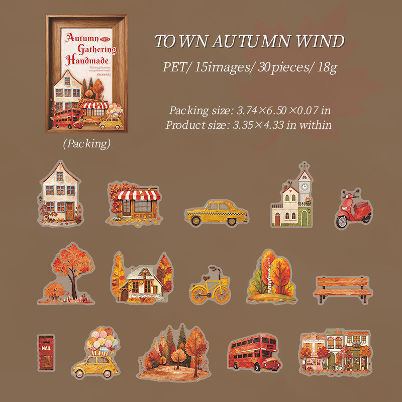 Autumn Handmade Stickers
