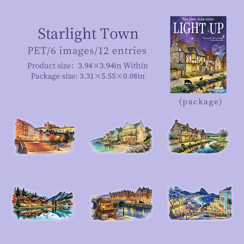 Light Up the Long Night Stickers