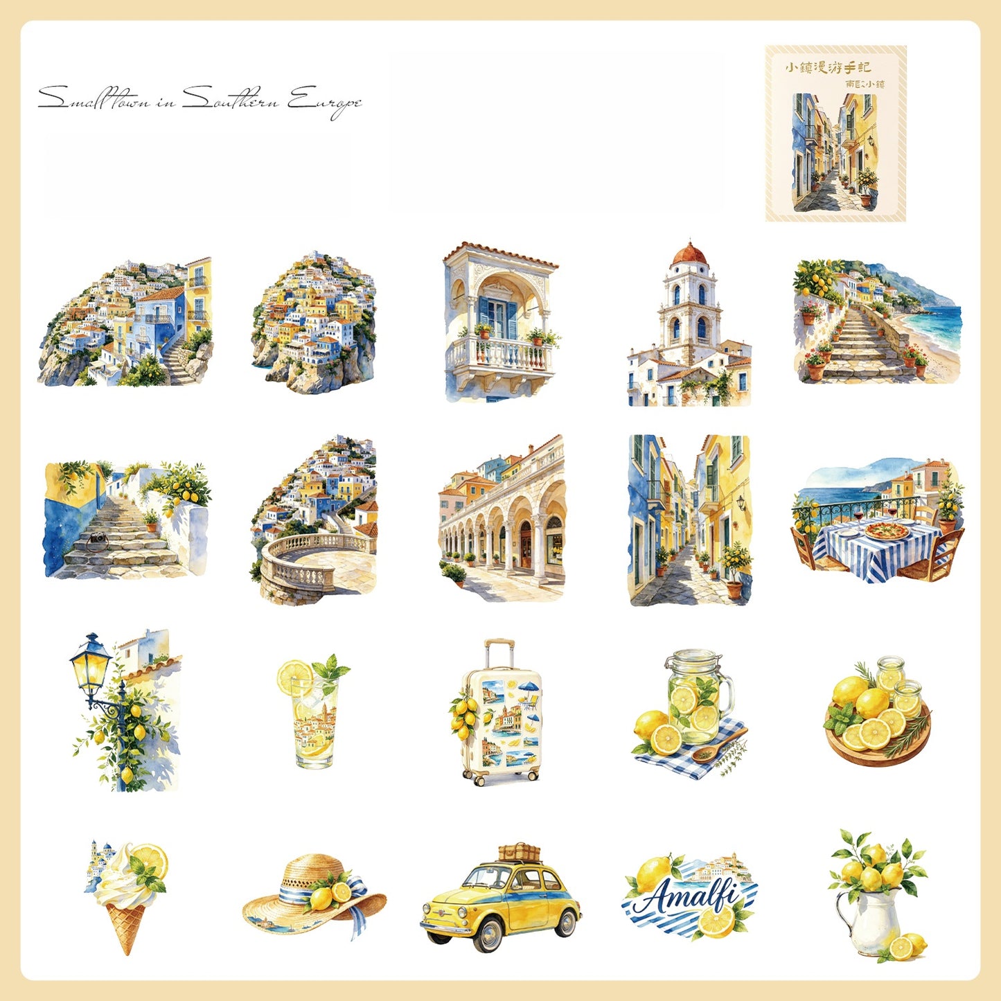 Little Town Wanderings Stickers