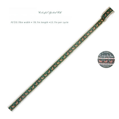 Christmas Crochet Tape Roll
