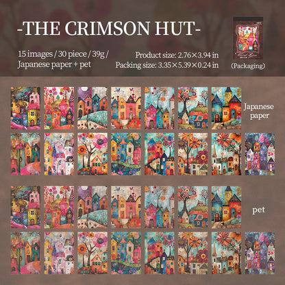 Whimsical Haunted Cottage sticker book