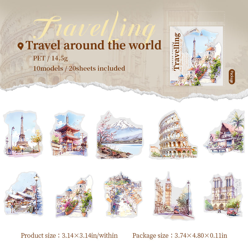 Travel Scenery Stickers