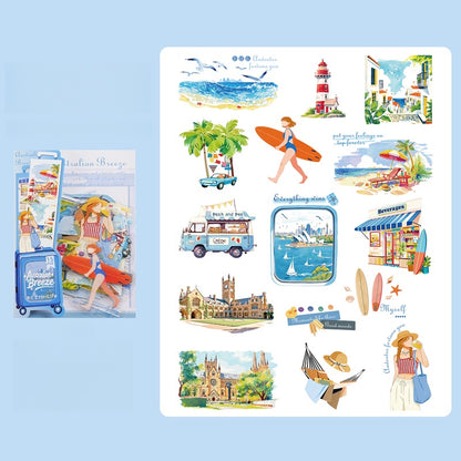 Travel Through Time Stickers