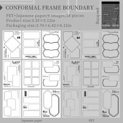 Border Theory Sticker Book