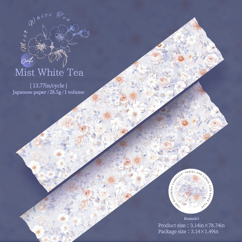 Blooming Camellia Washi Tape