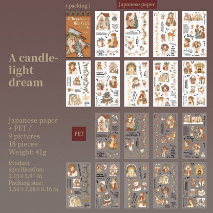 Christmas Gift Book sticker pack