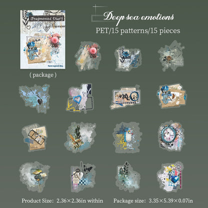 Fragmented Diary Stickers
