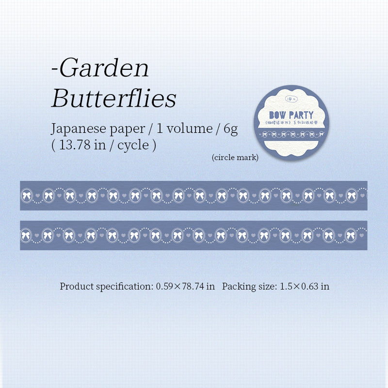 Bow Party Washi Tape