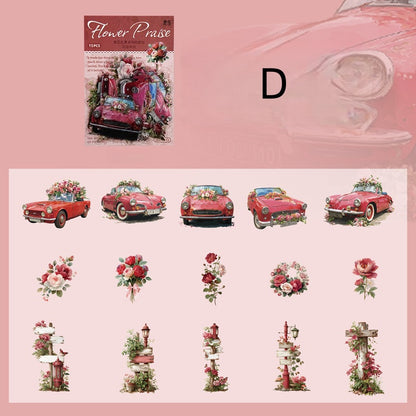 Floral Elegy Stickers