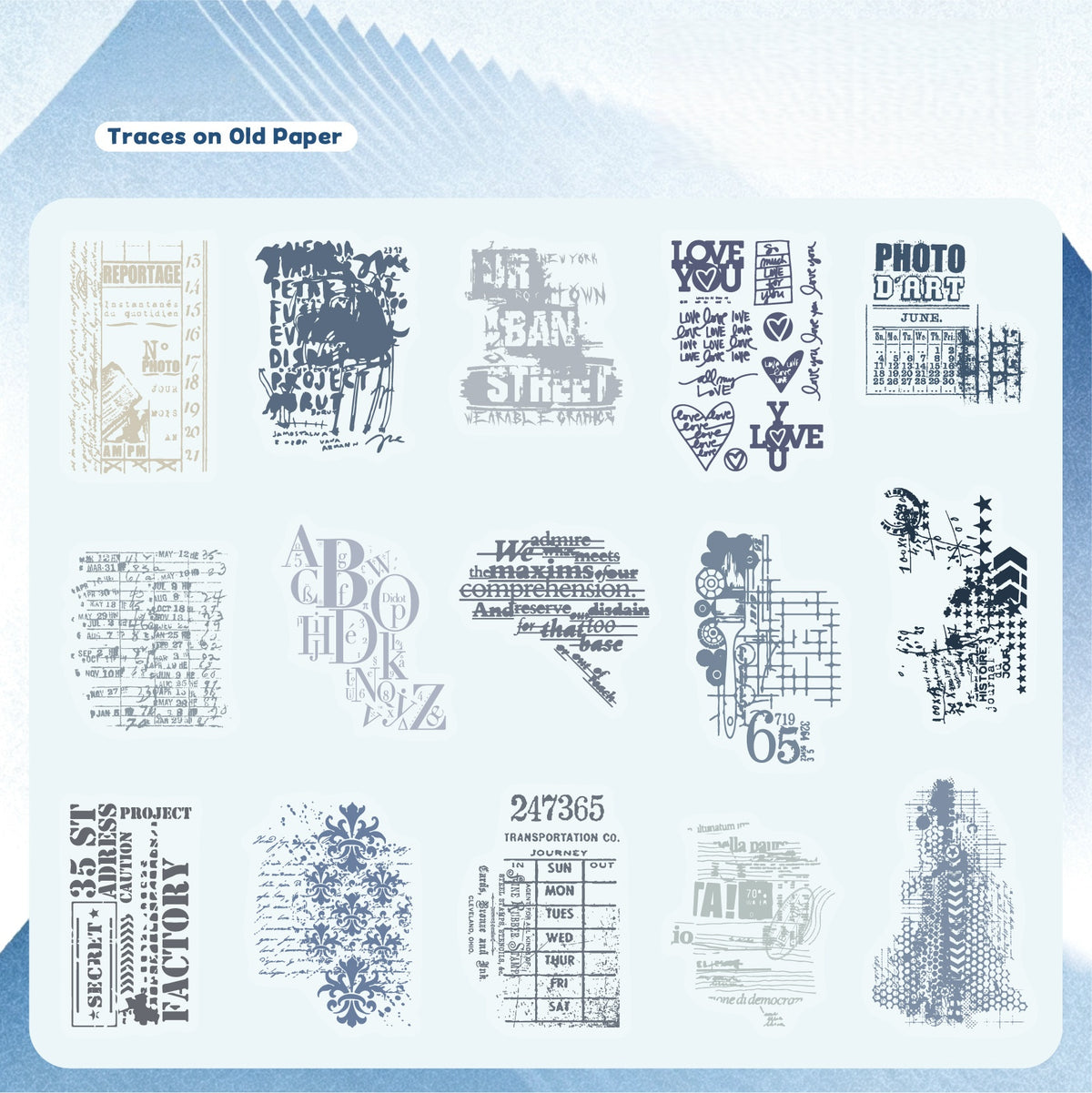 Vintage Imprint Collection Stickers