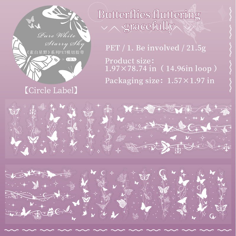 Pure White Starfield Tape