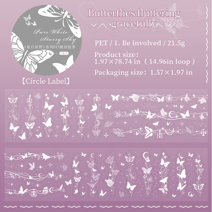 Pure White Starfield Tape