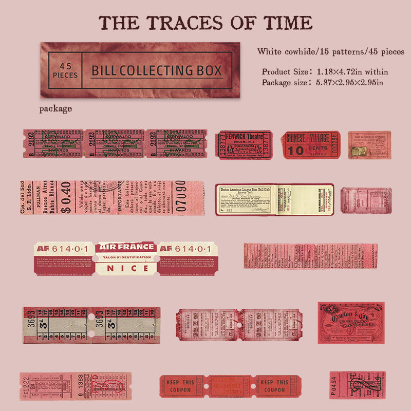 Antique Ticket Office Stickers