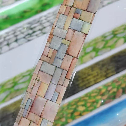 4cm*120cm Vintage Cobblestone Path Tape Collection