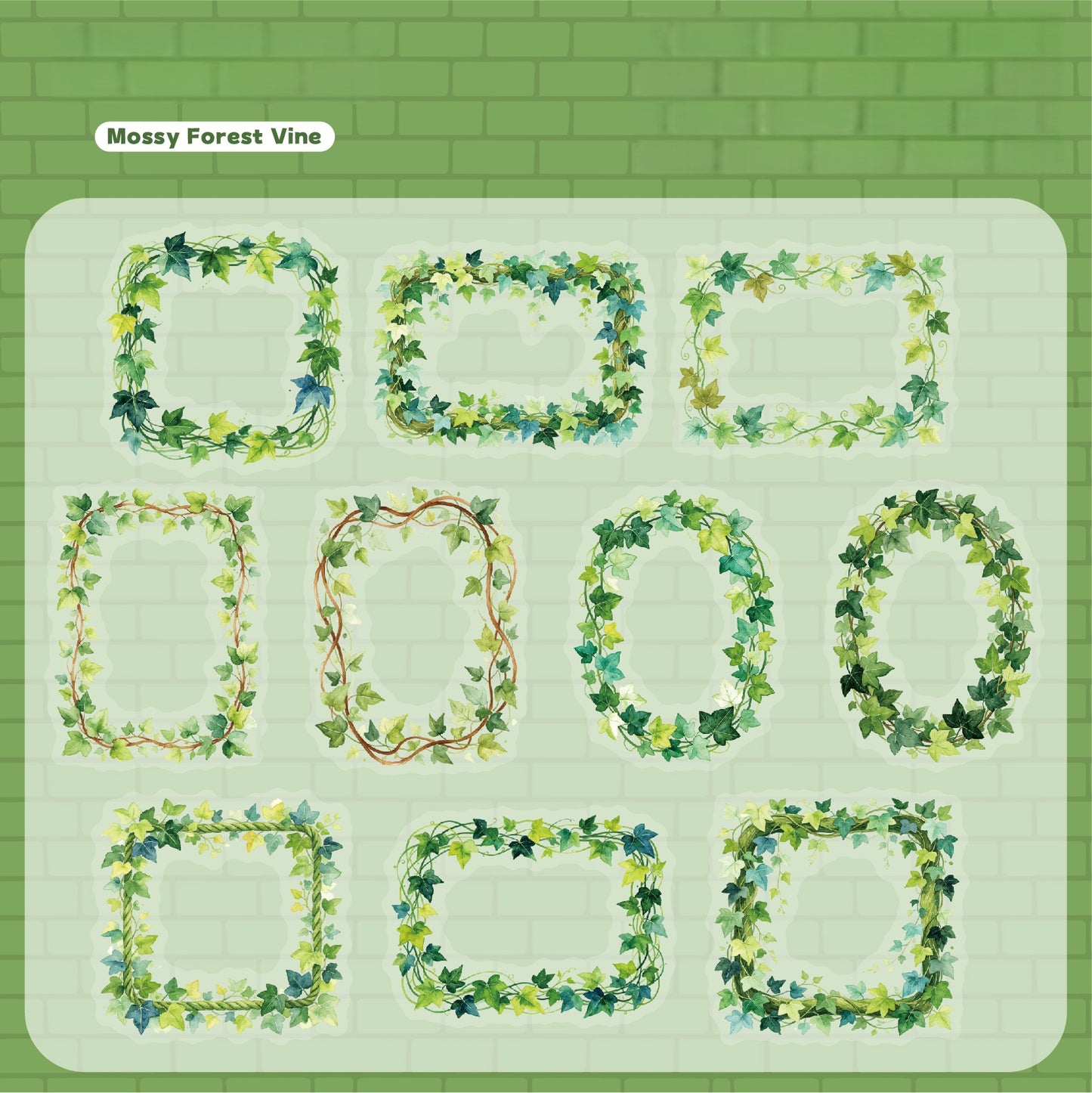 Vine Border Stickers