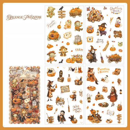 Halloween Rose Banquet Stickers