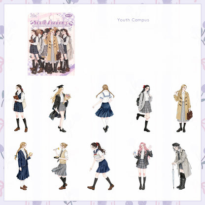 Exquisite Character Stickers
