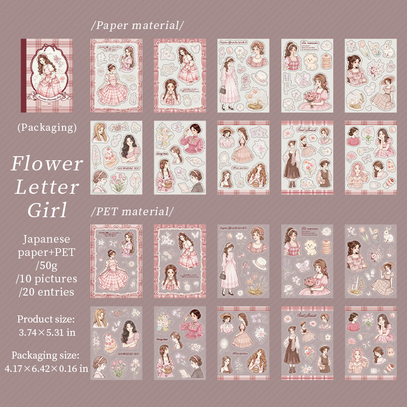 Encounter Charming Lady Sticker Book