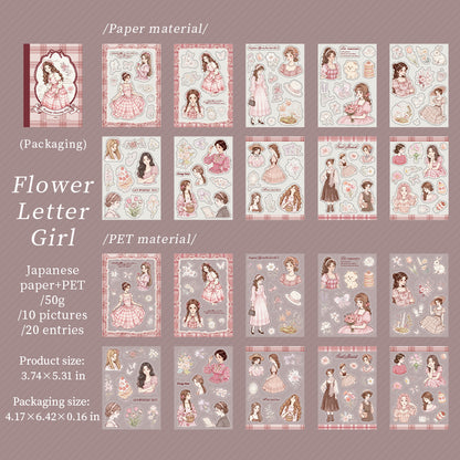 Encounter Charming Lady Sticker Book