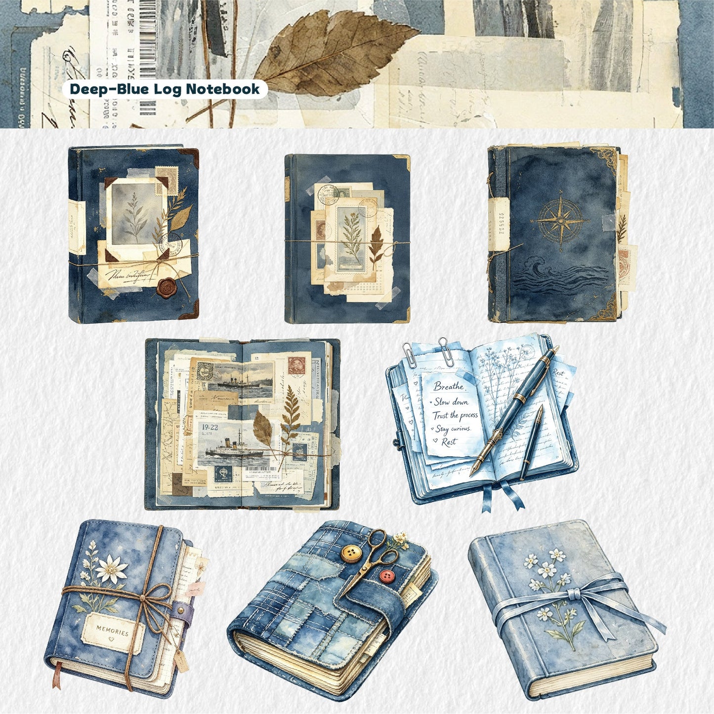 Vintage Books Stickers