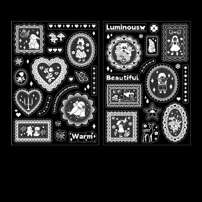 Lace Border Stickers