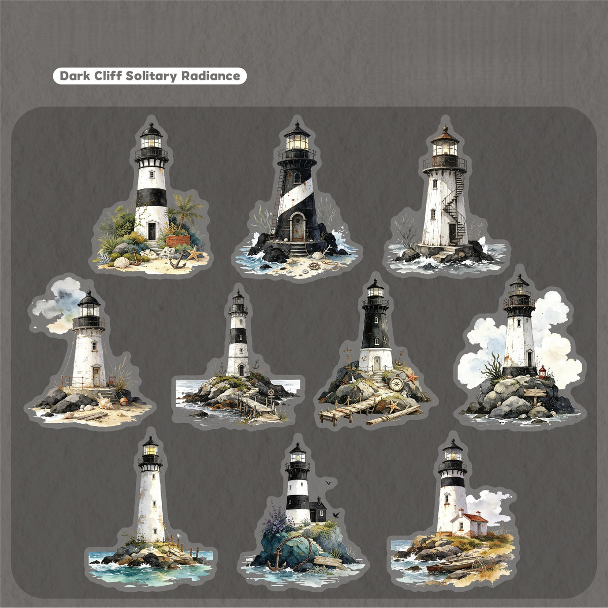 Lighthouse Stickers