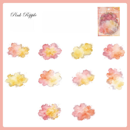 Watercolor Cloud Wash Stickers
