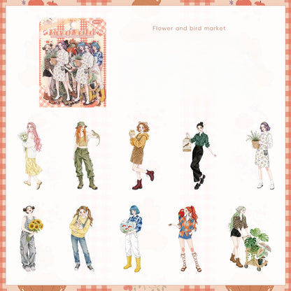 Exquisite Character Stickers
