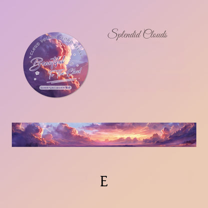 Drifting Clouds Washi Tape