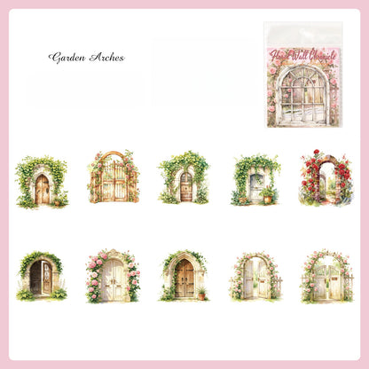 Flower Wall Chronicle Stickers