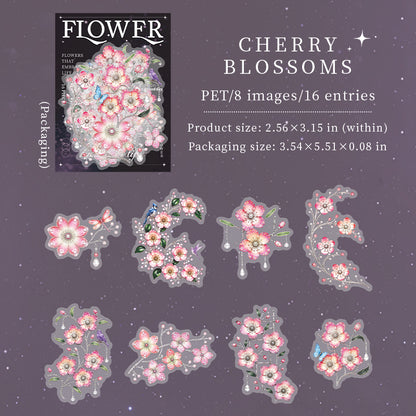 Flowers That Brighten Life Stickers