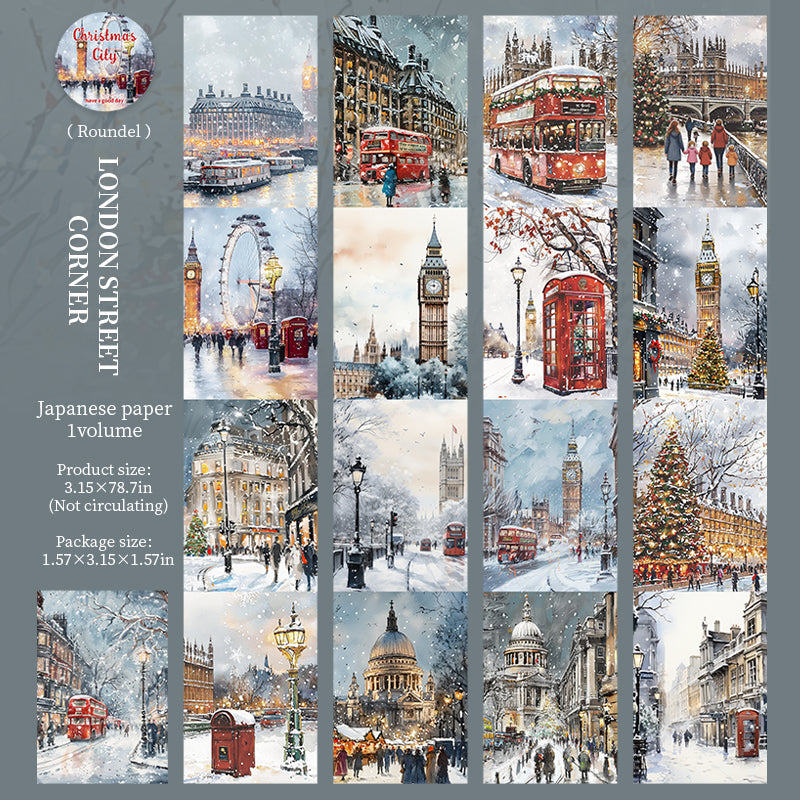 Christmas City Washi Tape