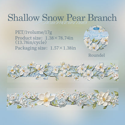Embossed Oil Painting Floral Tape