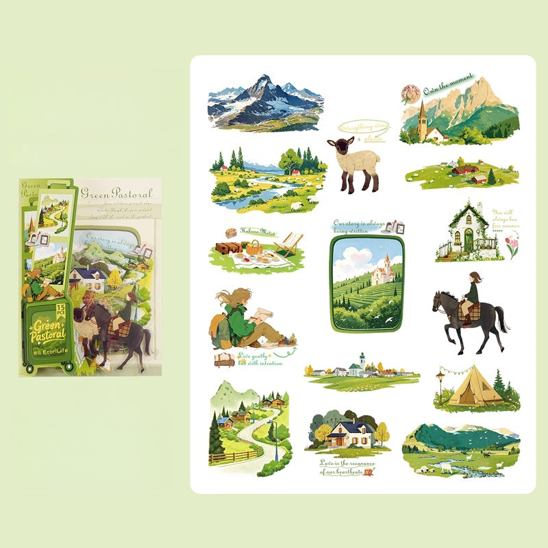 Travel Through Time Stickers