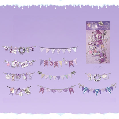 Christmas Bunting Stickers