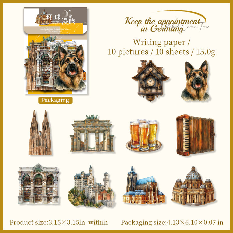 Global Comic Tour stickers