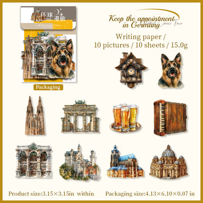 Global Comic Tour stickers