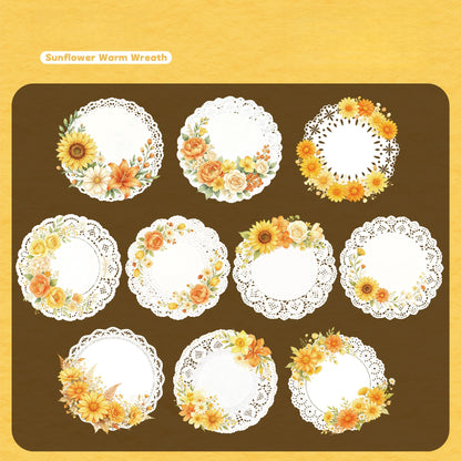 Lace Floral Stickers