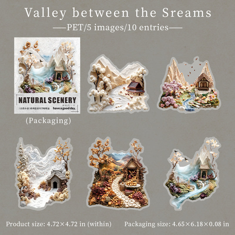 Natural Little Scenes Stickers