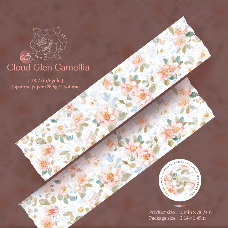 Blooming Camellia Washi Tape