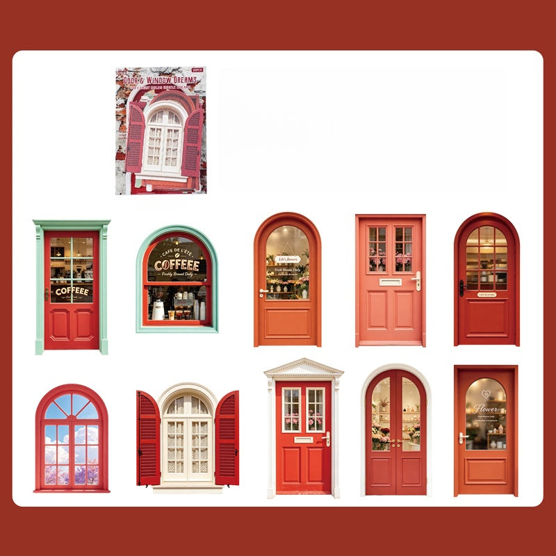 Dreamy Doors Windows Stickers
