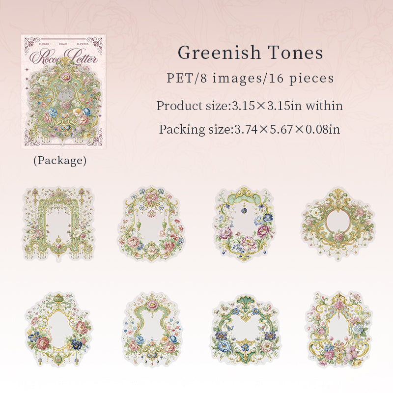 Rococo Letter Stickers