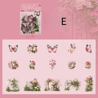 Floral Elegy Stickers