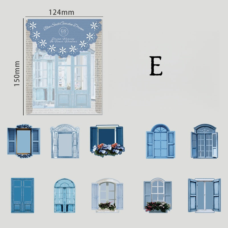 Floral Window Dream Weave Stickers