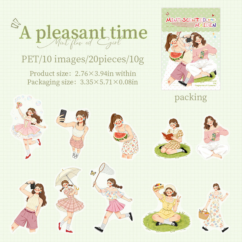 Minty Girl Stickers