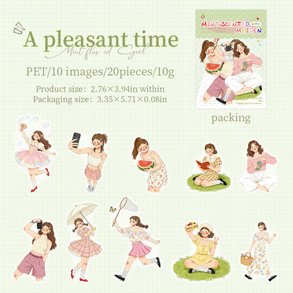 Minty Girl Stickers