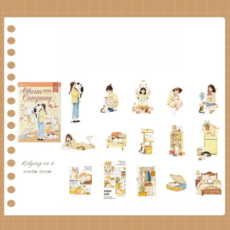 Warm Company Stickers